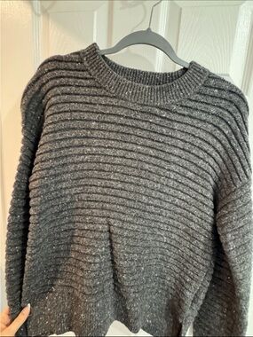 Madewell chunky gray sweater